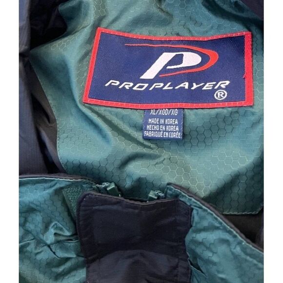 Pro Player Mens XL Green Bay Packers Hooded Windbreaker NFL Jacket Full Zip - Picture 4 of 5